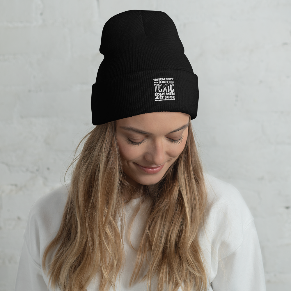 Masculinity is Not Toxic Cuffed Beanie