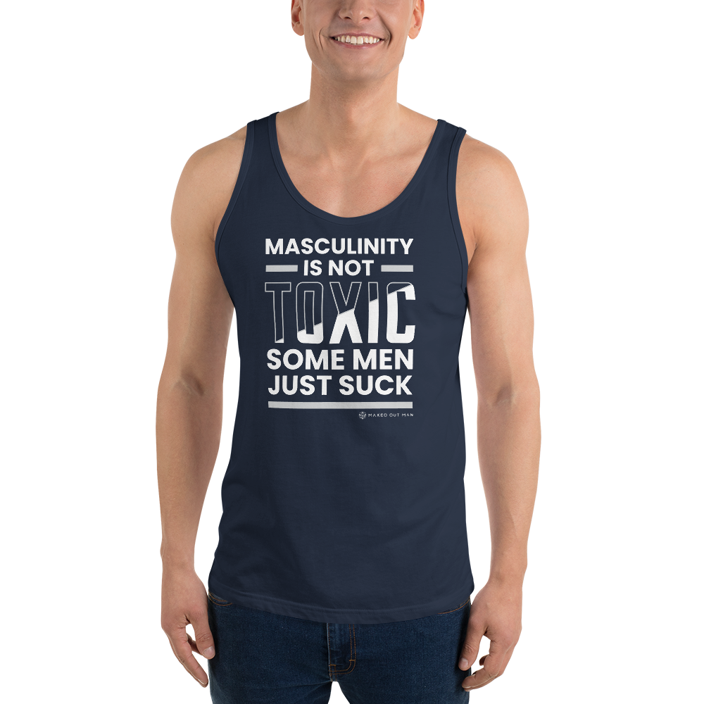 Masculinity is Not Toxic Unisex Tank Top - Darker Colors