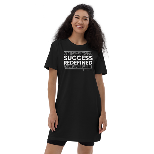 Success Redefined Organic Cotton T-Shirt Dress - Darker Colors
