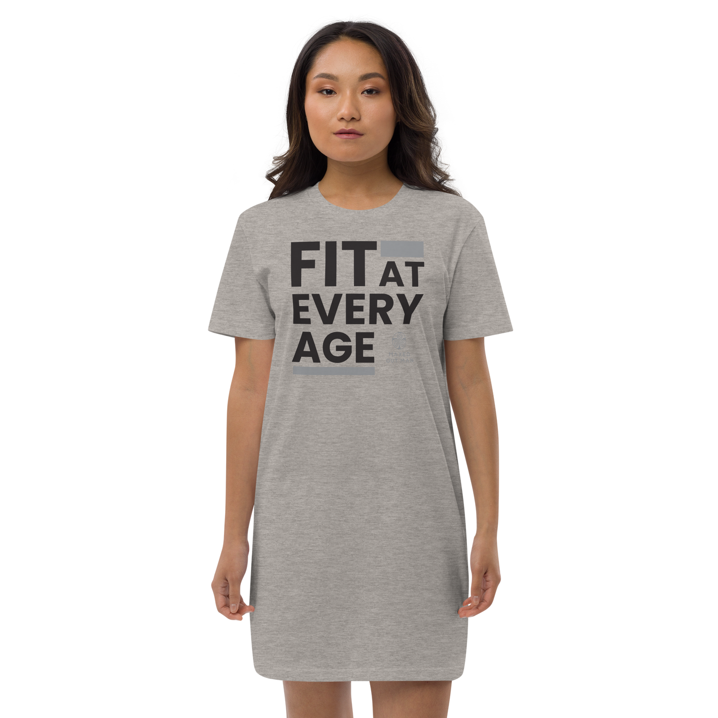 Fit at Every Age Organic Cotton T-shirt Dress - Lighter Colors