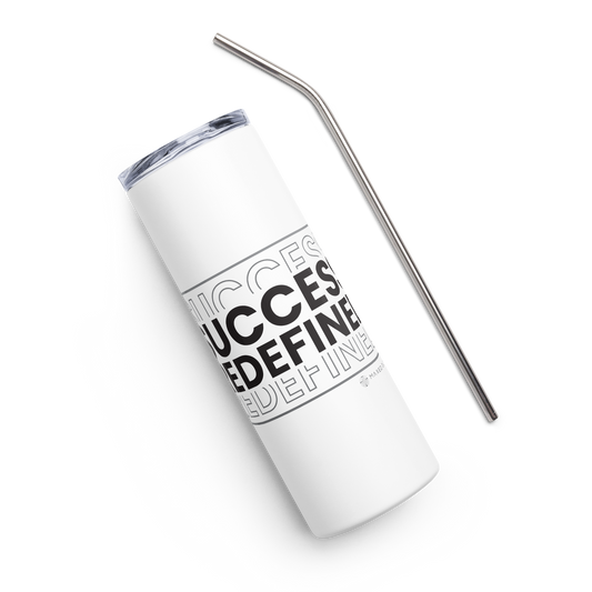 Success Redefined Stainless Steel Tumbler - White