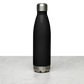 Masculinity is Not Toxic Stainless Steel Water Bottle - Black