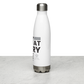 Fit at Every Age Stainless Steel Water Bottle - White