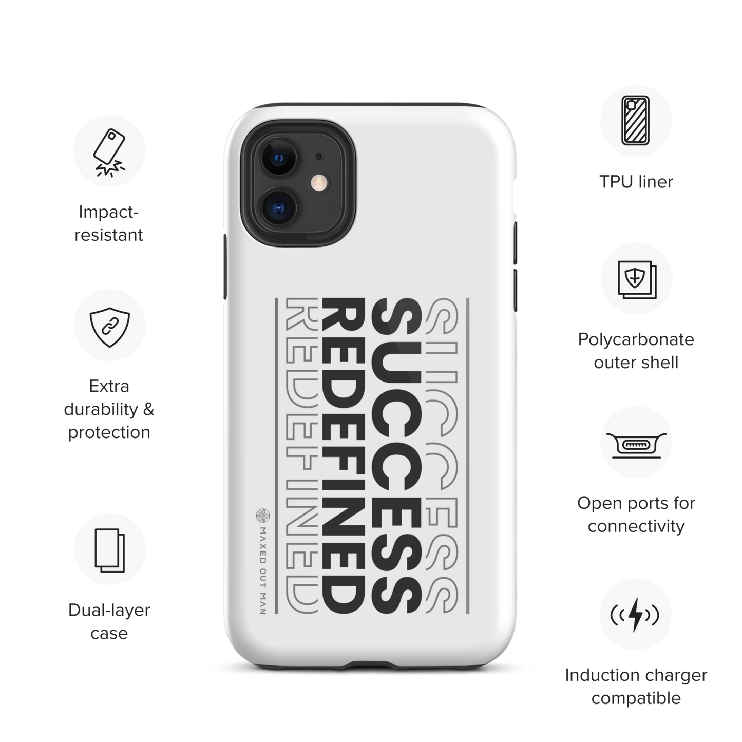 Success Redefined iPhone Case - White
