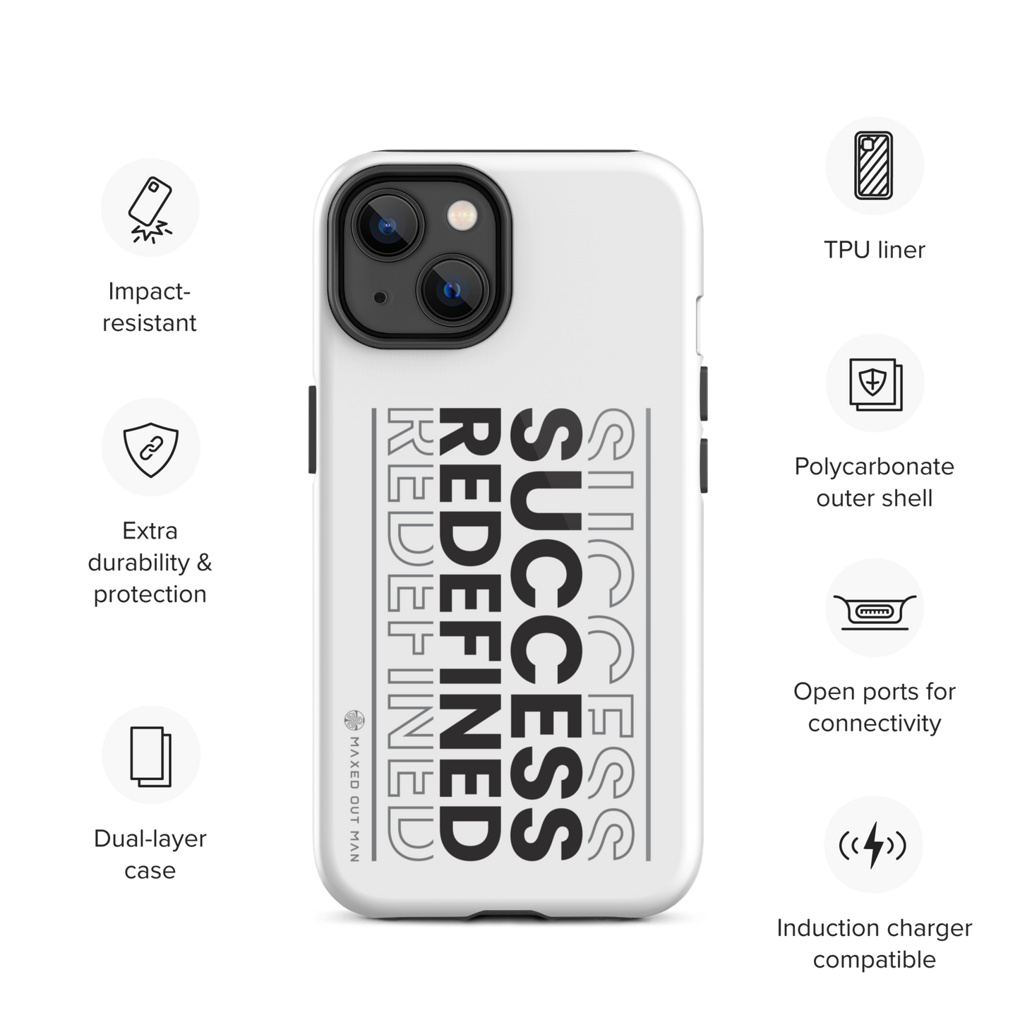 Success Redefined iPhone Case - White