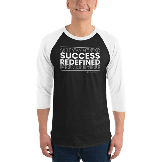 Success Redefined 3/4 Sleeve Raglan Shirt - Dark Colors
