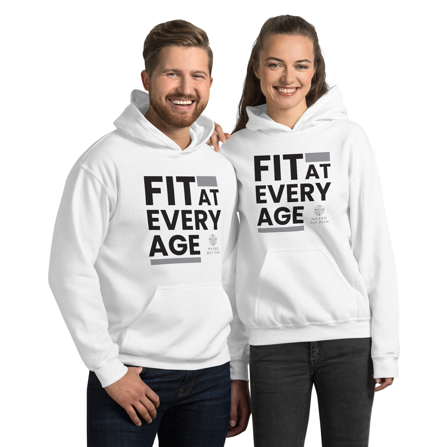 Fit at Every Age Unisex Hoodie - Lighter Colors