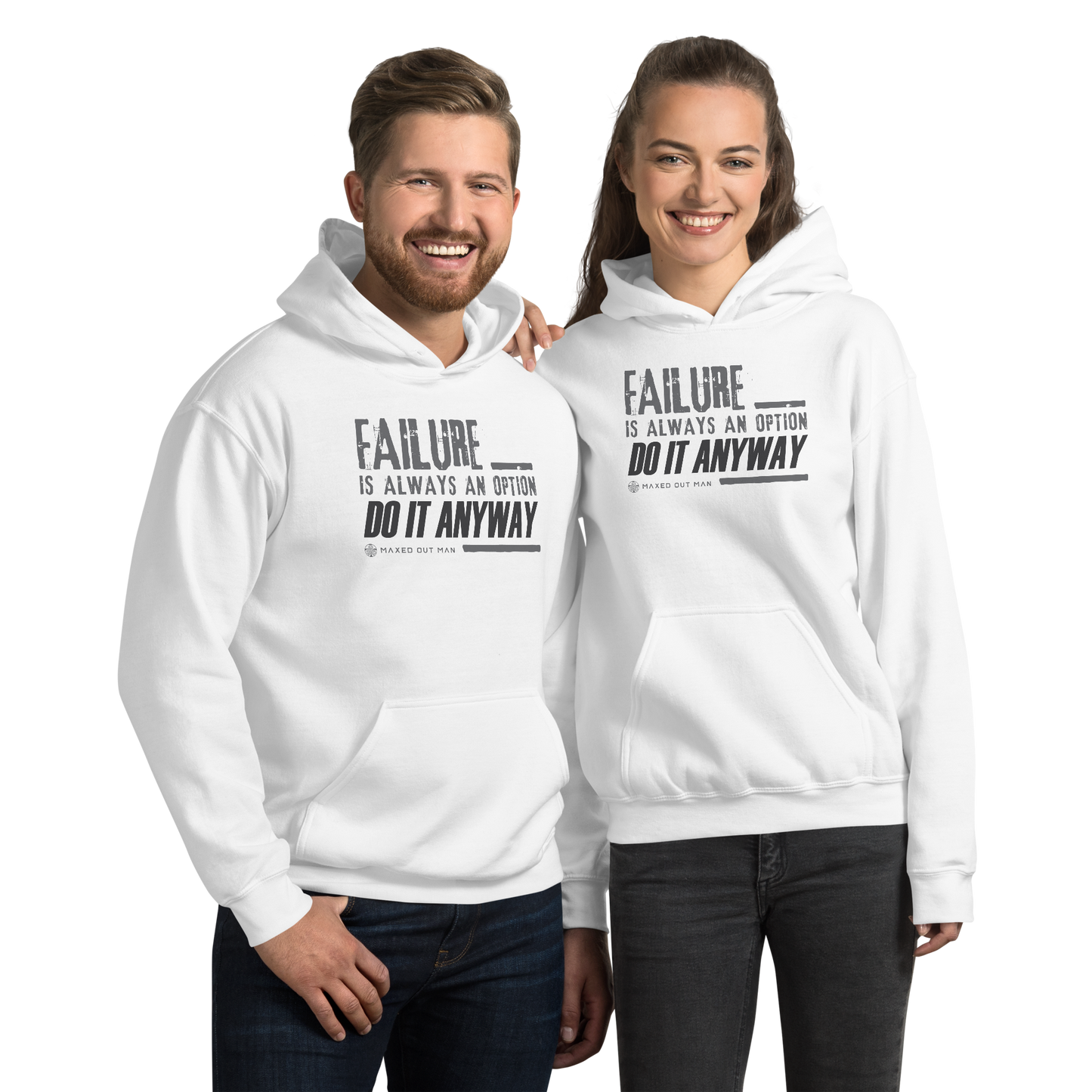 Failure is Always an Option Unisex Hoodie - Lighter Colors