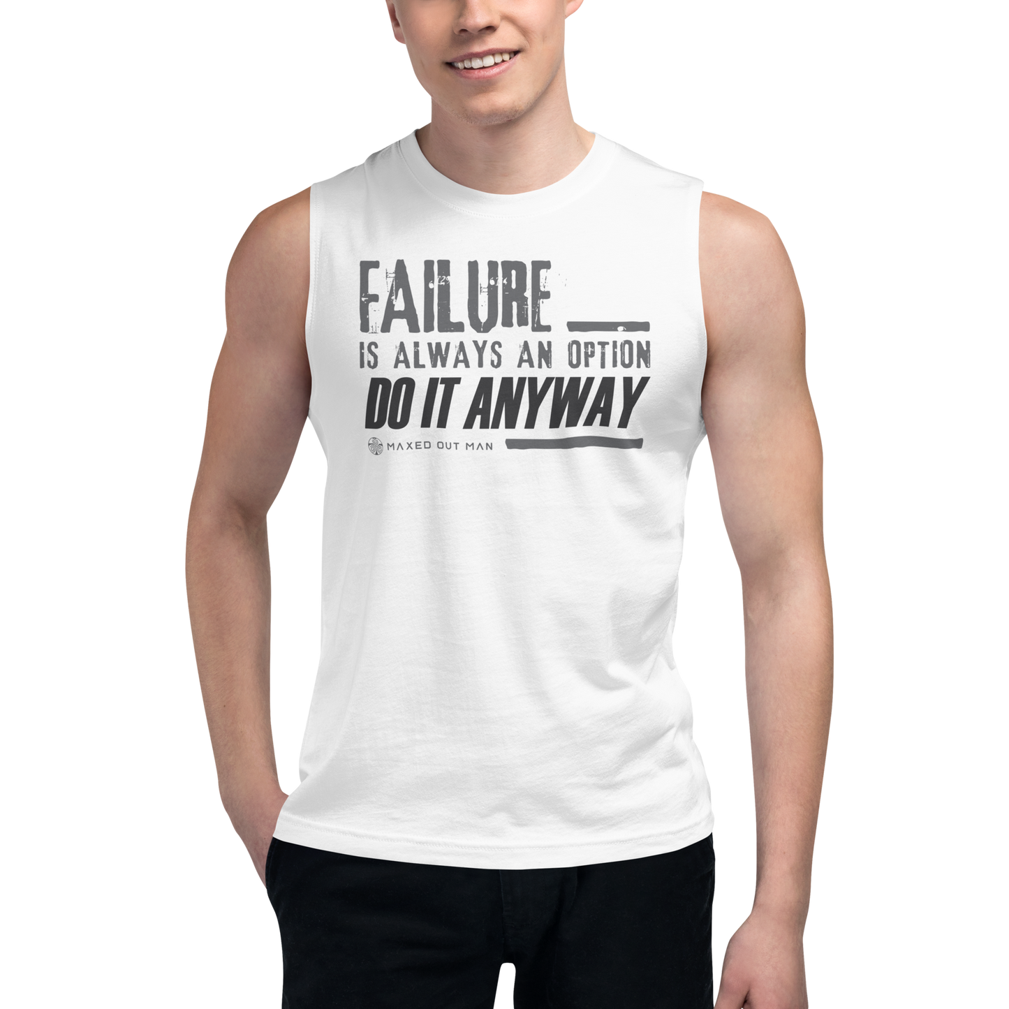 Failure is Always an Option Muscle Shirt - Lighter Colors