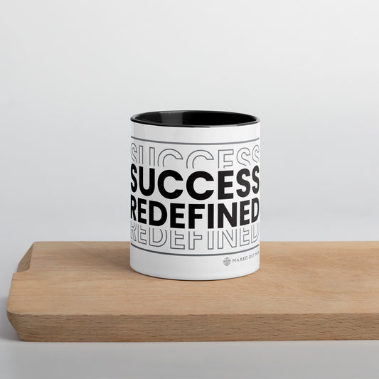 Success Redefined White Mug with Color Inside