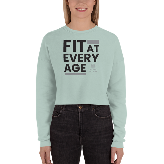 Fit at Any Age Ladies Crop Sweatshirt - Lighter Colors