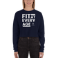 Fit at Every Age Ladies Crop Sweatshirt - Darker Colors